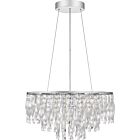 Quoizel Six Light Pendant Twinkle in Polished Chrome