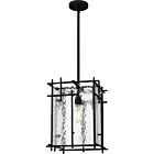 Quoizel One Light Pendant Daphne in Matte Black