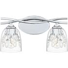 Quoizel Two Light Bath Ansley in Polished Chrome