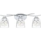 Quoizel Three Light Bath Ansley in Polished Chrome