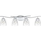 Quoizel Four Light Bath Ansley in Polished Chrome