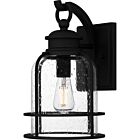 Quoizel One Light Outdoor Wall Mount Bowles in Earth Black