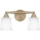 Quoizel Two Light Bath Cecilia in Bronze Gold