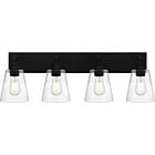 Quoizel Four Light Bath Dacosta in Earth Black