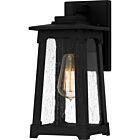 Quoizel One Light Outdoor Wall Mount Drescher in Matte Black