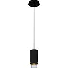 Quoizel One Light Mini Pendant Elio in Matte Black