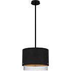 Quoizel Three Light Pendant Elio in Matte Black