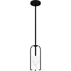 Quoizel One Light Mini Pendant Fairbanks in Matte Black