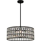 Quoizel Four Light Pendant Gibson in Matte Black