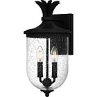 Quoizel Two Light Outdoor Wall Mount Havana in Earth Black