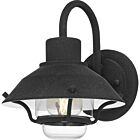 Quoizel One Light Outdoor Wall Mount Lavalier in Mottled Black