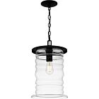 Quoizel One Light Mini Pendant Noland in Matte Black