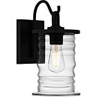 Quoizel One Light Outdoor Wall Mount Noland in Matte Black