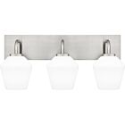 Quoizel Three Light Bath Nielson in Brushed Nickel