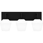 Quoizel Three Light Bath Nielson in Matte Black