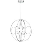 Quoizel LED Pendant Clairon in Polished Chrome