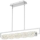 Quoizel LED Linear Chandelier Klass in Polished Chrome