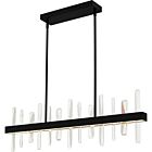 Quoizel LED Linear Chandelier Regal in Matte Black