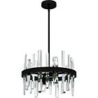 Quoizel Eight Light Pendant Regal in Matte Black