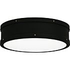 Quoizel LED Flush Mount Quoizel Fixture in Matte Black