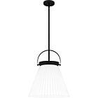 Quoizel One Light Pendant Quoizel Pendant in Matte Black