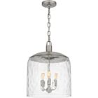 Quoizel Three Light Pendant Quoizel Pendant in Brushed Nickel