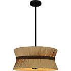 Quoizel Four Light Pendant Quoizel Pendant in Western Bronze