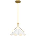 Quoizel One Light Pendant Quoizel Pendant in Aged Brass