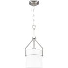 Quoizel One Light Mini Pendant Seymour in Brushed Nickel