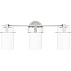 Quoizel Three Light Bath Seymour in Brushed Nickel