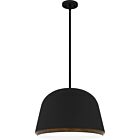 Quoizel Four Light Pendant Tamara in Matte Black