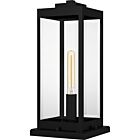 Quoizel One Light Outdoor Pier Base Westover in Earth Black