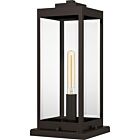 Quoizel One Light Outdoor Pier Base Westover in Western Bronze