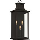 Quoizel Three Light Outdoor Wall Mount Abernathy in Old Bronze