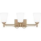 Quoizel Three Light Bath Esther in Bronze Gold