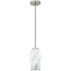 Quoizel One Light Mini Pendant Fogel in Brushed Nickel