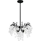 Quoizel Four Light Pendant Maple in Earth Black