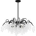 Quoizel Six Light Chandelier Maple in Earth Black