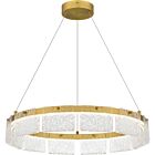 Quoizel LED Pendant Alice in Brushed Gold