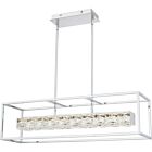 Quoizel LED Linear Chandelier Dazzle in Polished Chrome