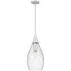 Quoizel One Light Pendant Spruce in Polished Chrome