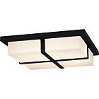 Quoizel LED Flush Mount Quoizel Flush Mount in Matte Black