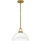 Quoizel One Light Pendant Quoizel Pendant in Brushed Gold