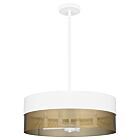 Quoizel Four Light Pendant Quoizel Pendant in Matte White