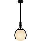 Quoizel One Light Pendant Quoizel Pendant in Matte Black