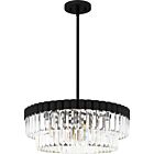 Quoizel Four Light Pendant Quoizel Pendant in Matte Black