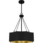 Quoizel Four Light Pendant Quoizel Pendant in Matte Black