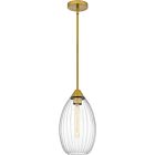 Quoizel One Light Mini Pendant Quoizel Piccolo Pendant in Brushed Gold