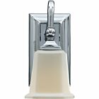 Quoizel One Light Bath Fixture Nicholas in Polished Chrome