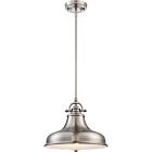 Quoizel One Light Pendant Emery in Brushed Nickel